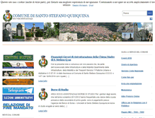 Tablet Screenshot of comune.santostefanoquisquina.ag.it